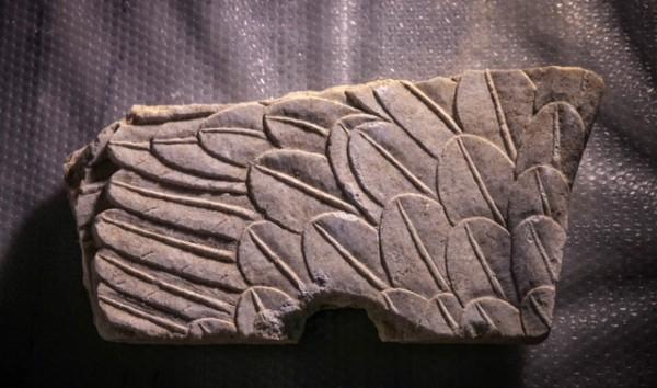 Just discovered: Parts of the wings of the two Sphinxes